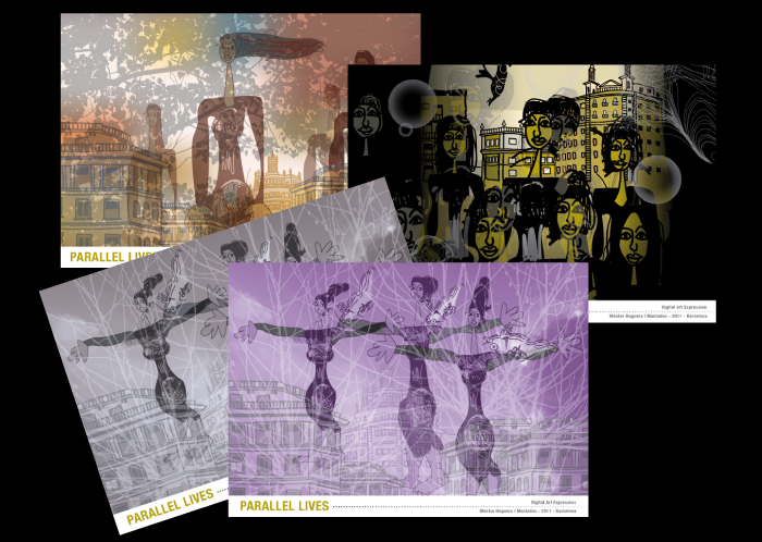 Women in the city, illustrated by Montse Noguera